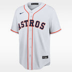 Houston Astros Jersey — White Home — Yordan Álvarez #44