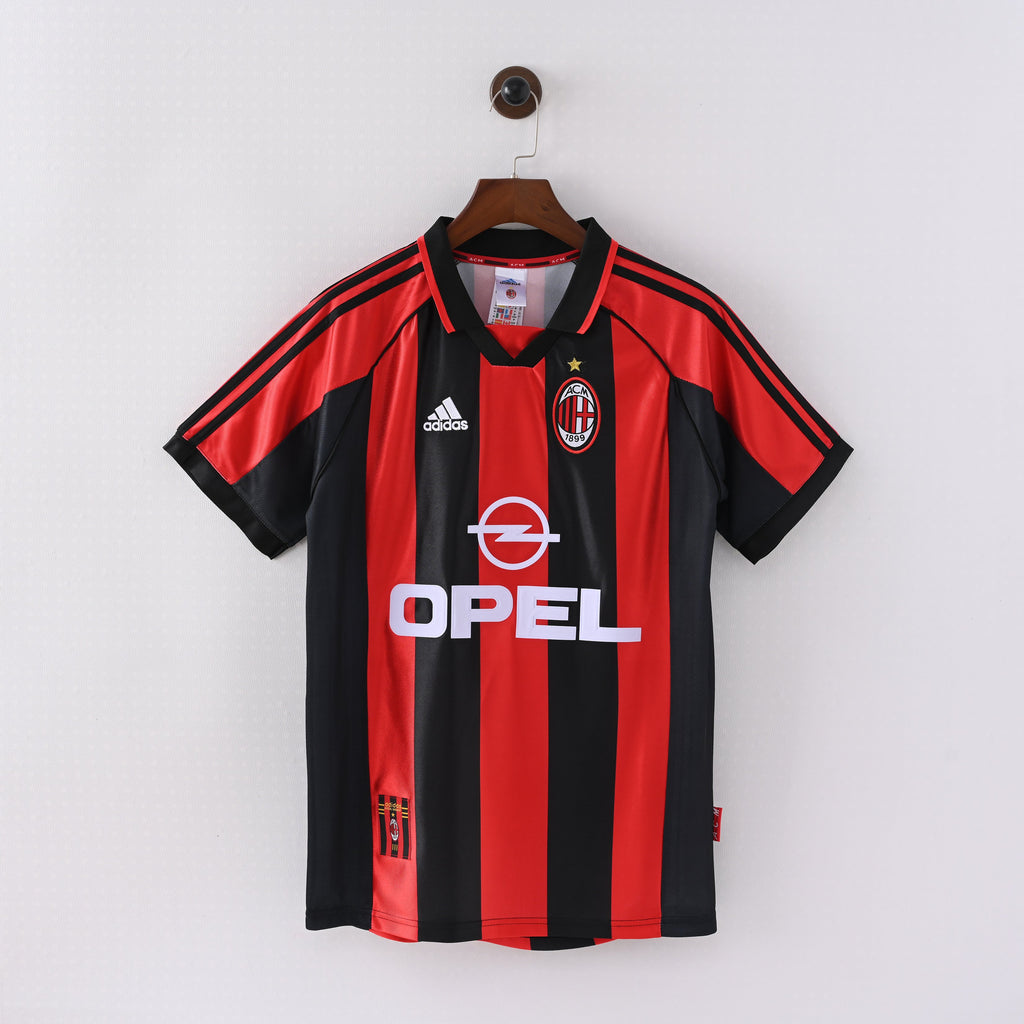 AC Milan 1998/99 Home Retro Jersey front view