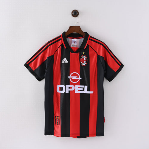 AC Milan 1998/99 Home Retro Jersey front view