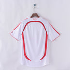 AC Milan 2006/07 Away Retro Jersey - complete back view
