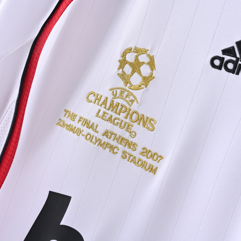 AC Milan 2006/07 Away Retro Jersey - Champions League detail