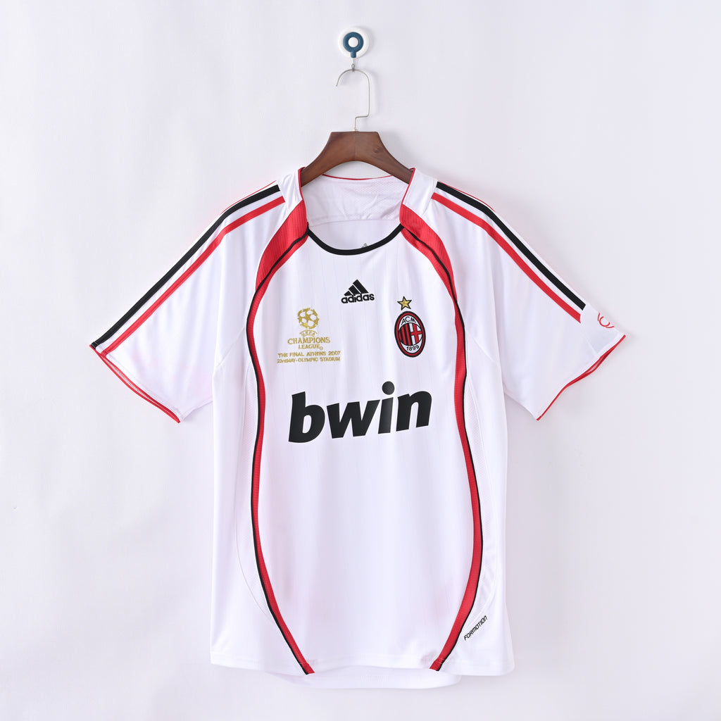 AC Milan 2006/07 Away Retro Jersey - complete front view