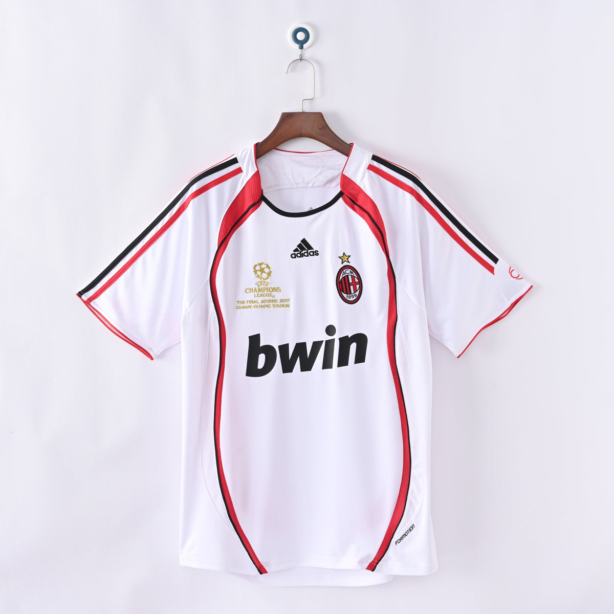 AC Milan 2006/07 Away Retro Jersey - complete front view