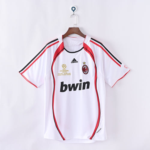AC Milan 2006/07 Away Retro Jersey - complete front view