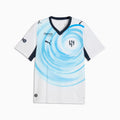 Al Hilal 2026/27 away jersey Fan version front view in white and navy blue