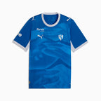 Al Hilal 2026/27 home jersey Fan version front view in blue and silver