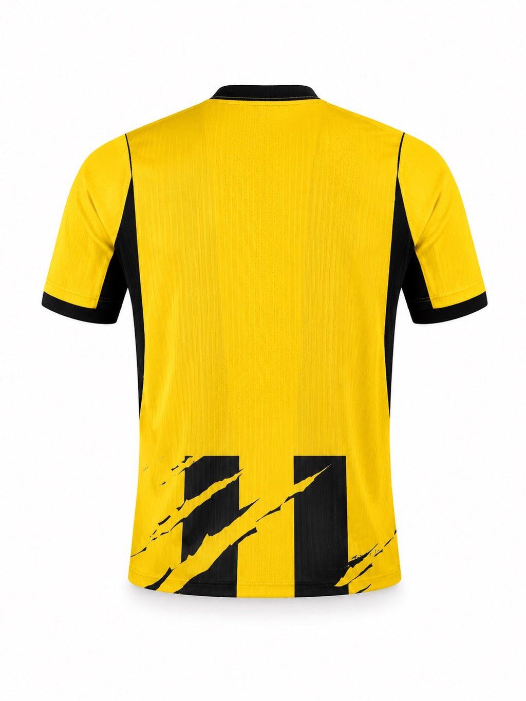 Al Ittihad 2026/27 home jersey Player version back view in yellow and black