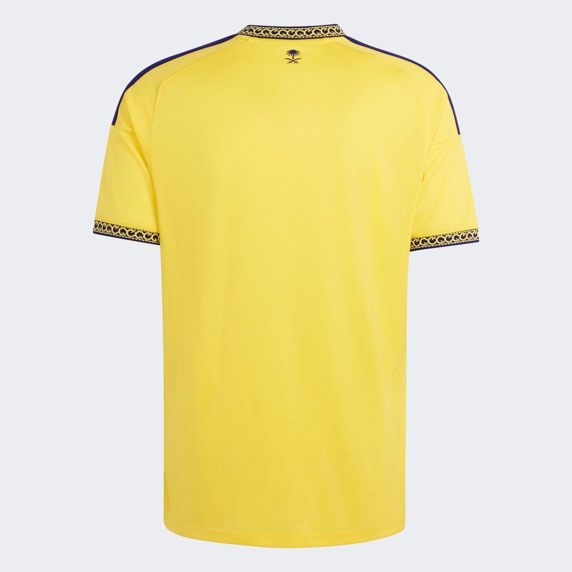 Al Nassr 2026/27 home jersey Fan version back view in yellow and blue