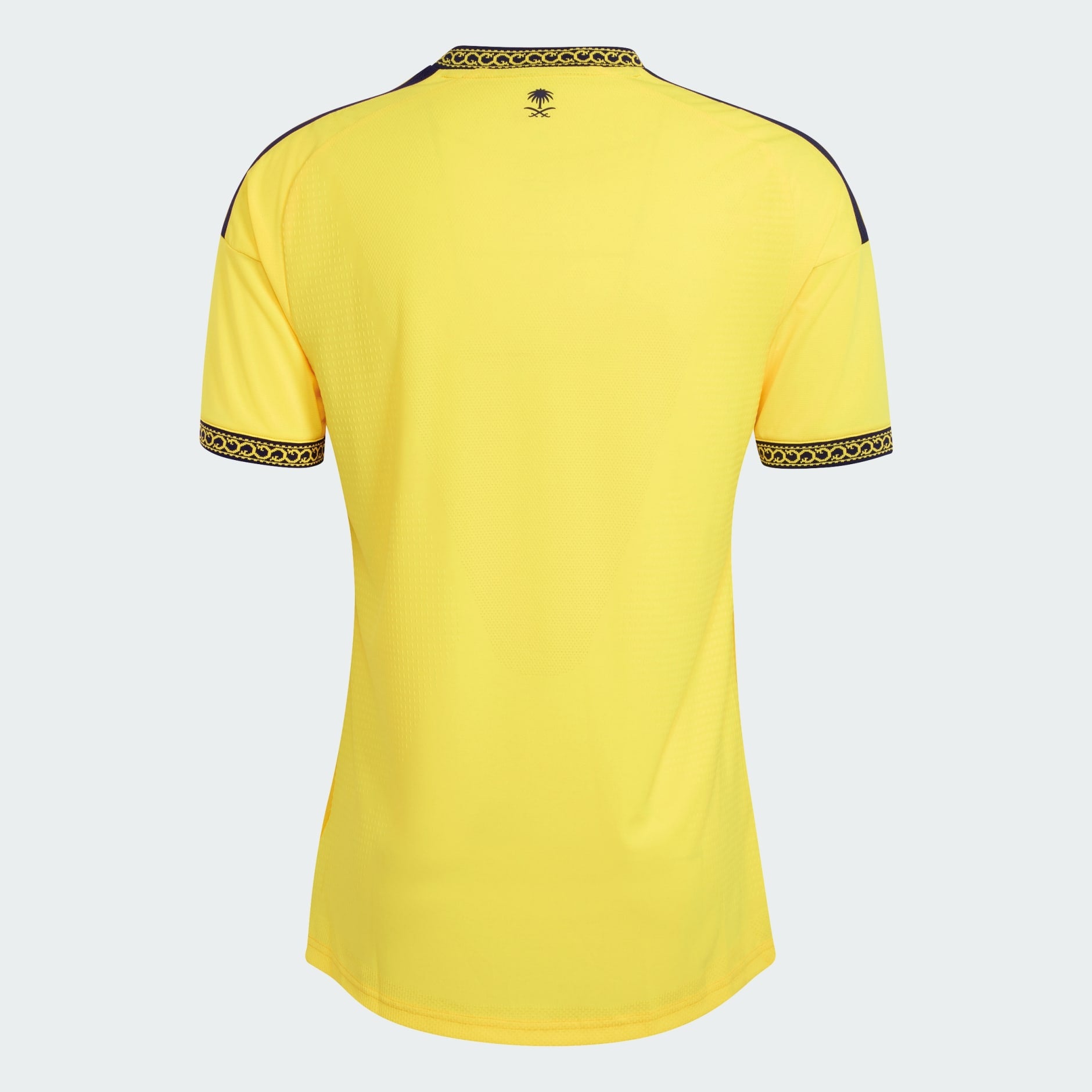 Al Nassr 2026/27 home jersey Player version back view in yellow and blue