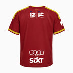 Al Qadsiah 2026/27 home jersey Fan version back view in burgundy and gold
