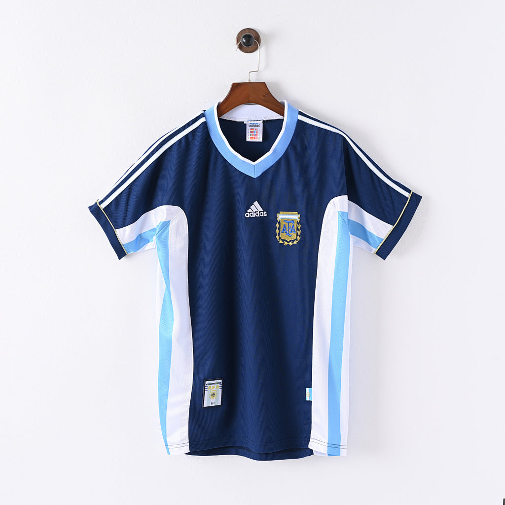 Argentina 1998 Away Retro Jersey — frente