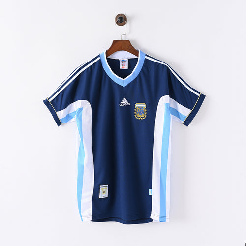 Argentina 1998 Away Retro Jersey — frente