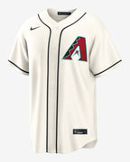 Arizona Diamondbacks Jersey — Cream Home — front view