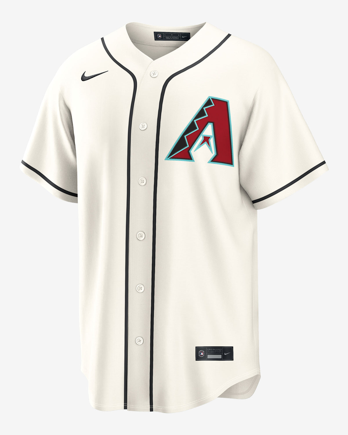Arizona Diamondbacks Jersey — Cream Home — front view
