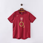 Arsenal 2005/06 Home Retro Jersey — vista frontal