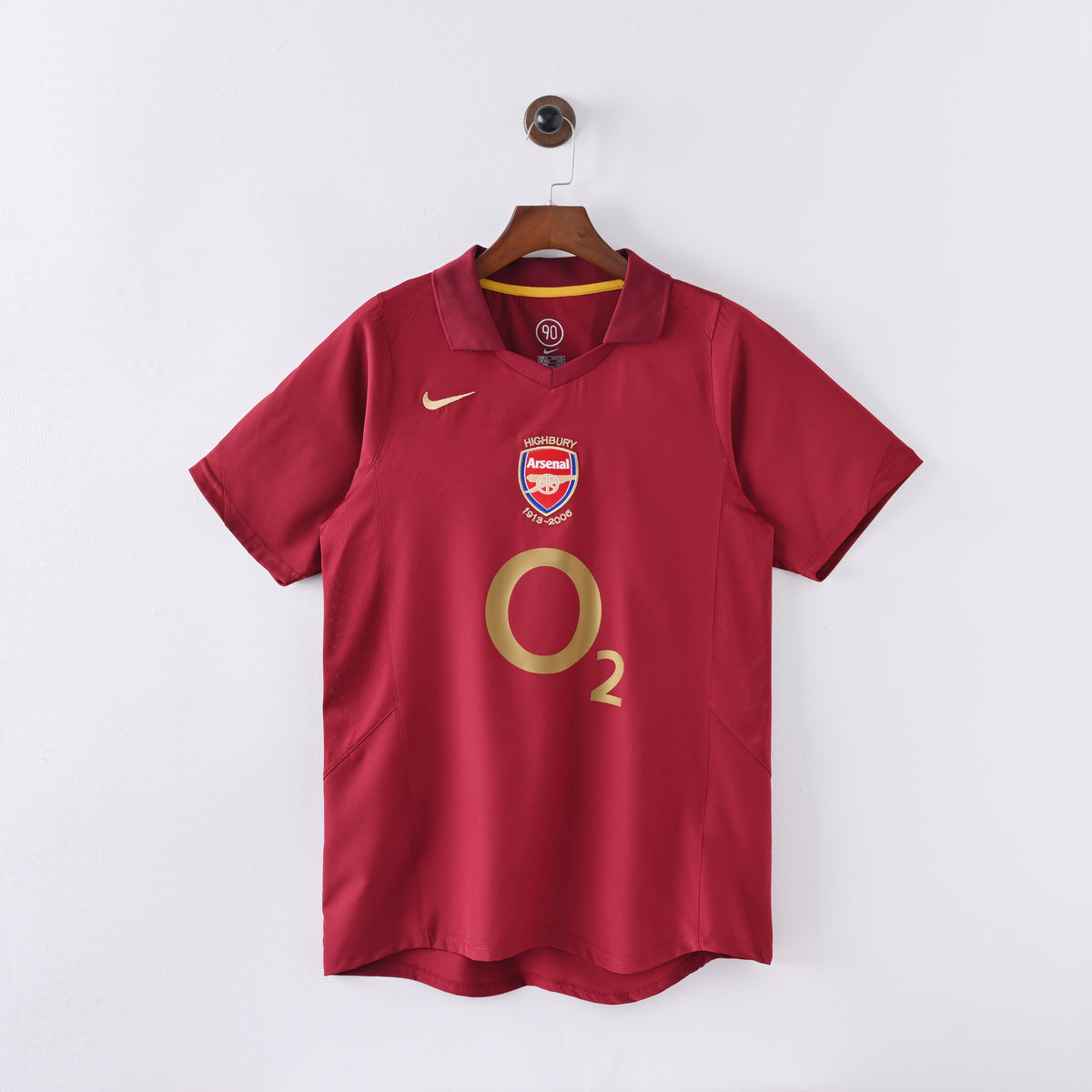 Arsenal 2005/06 Home Retro Jersey — vista frontal