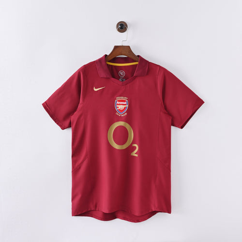 Arsenal 2005/06 Home Retro Jersey — vista frontal