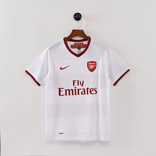 Arsenal 2007/08 Away Retro Jersey full front view