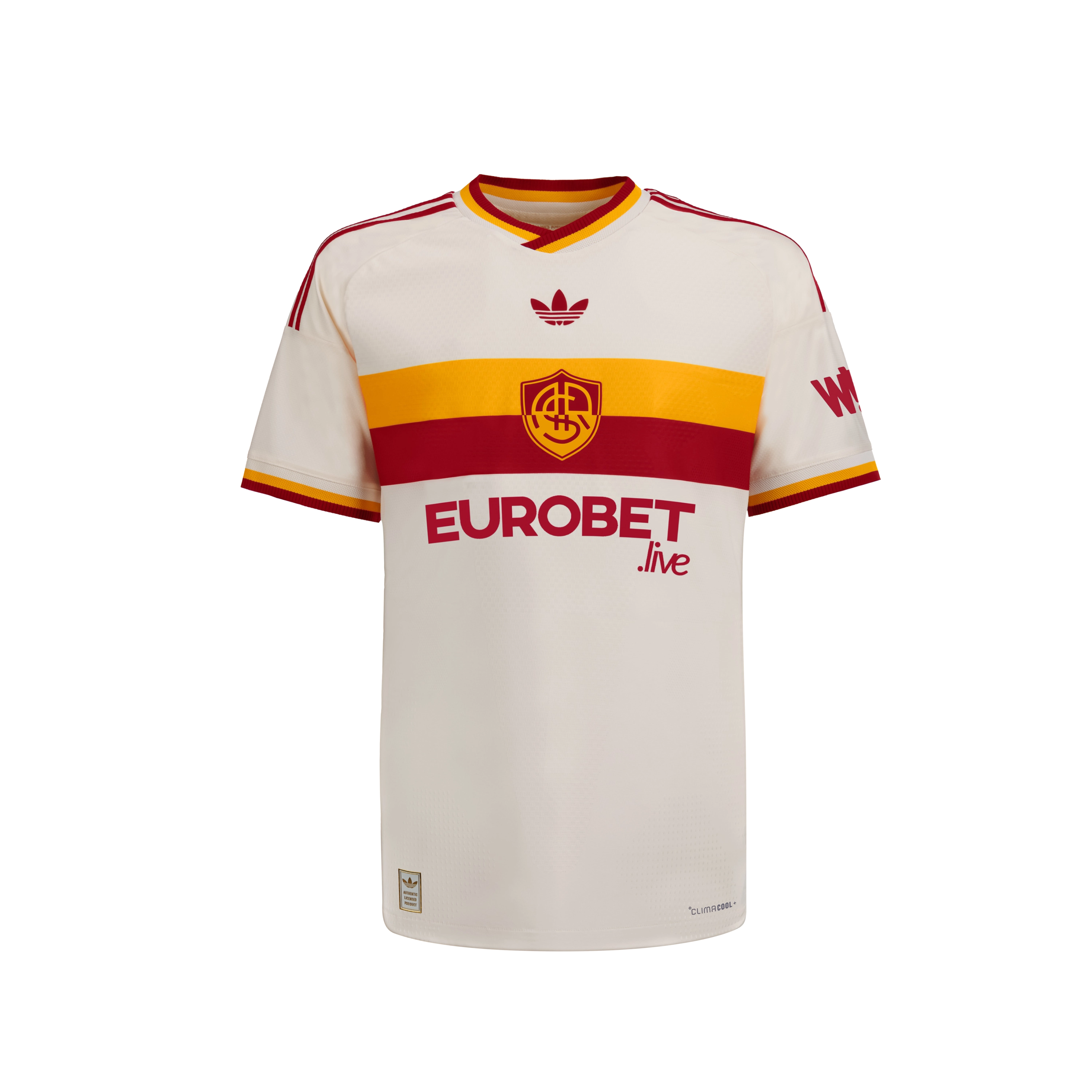 Camiseta AS Roma 2026/27 Away versión Player CLIMACOOL+ - vista frontal en alta resolución