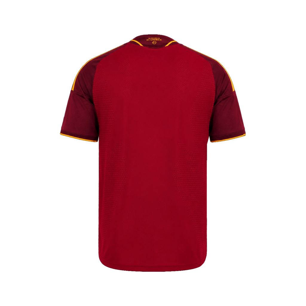 Camiseta AS Roma 2026/27 Home versión Fan - vista posterior oficial en alta resolución