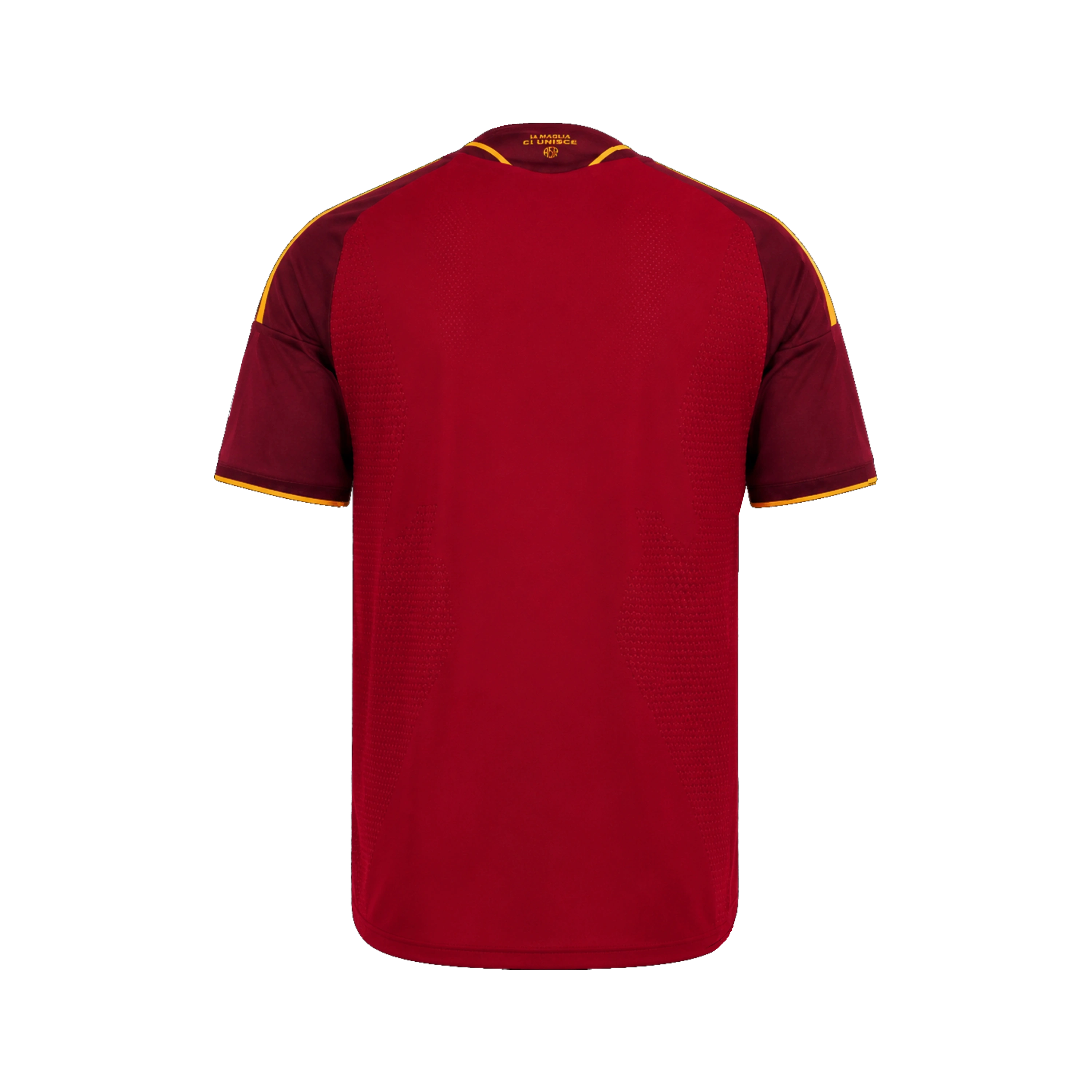 Camiseta AS Roma 2026/27 Home versión Fan - vista posterior oficial en alta resolución