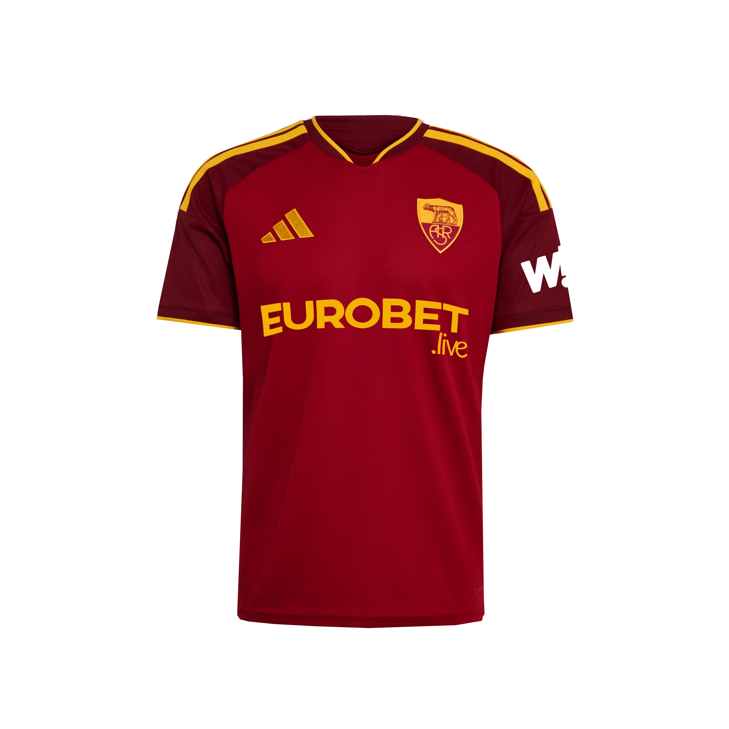 Camiseta AS Roma 2026/27 Home versión Fan - vista frontal oficial en alta resolución