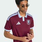 Aston Villa 2026/27 Home Fan Jersey collar and trim detail