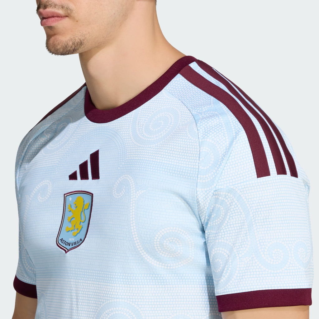 Aston Villa 2026/27 Third Fan Jersey crest and fabric detail
