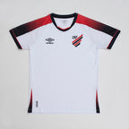 Athletico Paranaense 2026 away jersey Fan version front view in white red and black