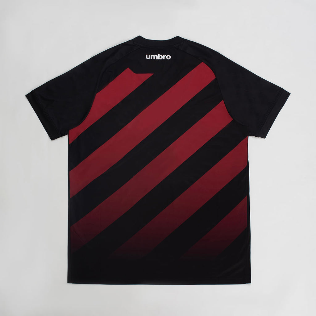 Athletico Paranaense 2026 home jersey Fan version back view in red and black