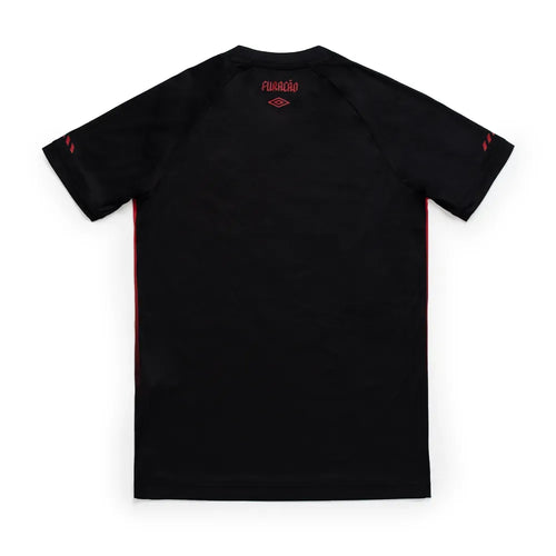 Athletico Paranaense 2026 third jersey Fan version back view in black and red