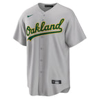 Athletics Jersey — Grey Road — front view