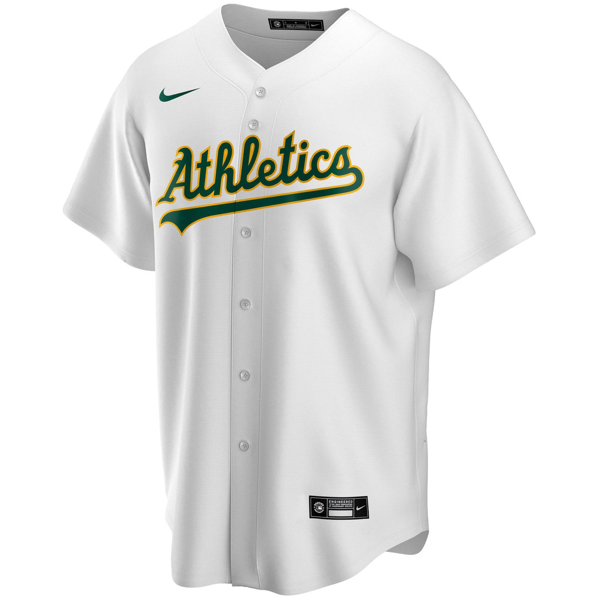 Athletics Jersey — White Home — front view