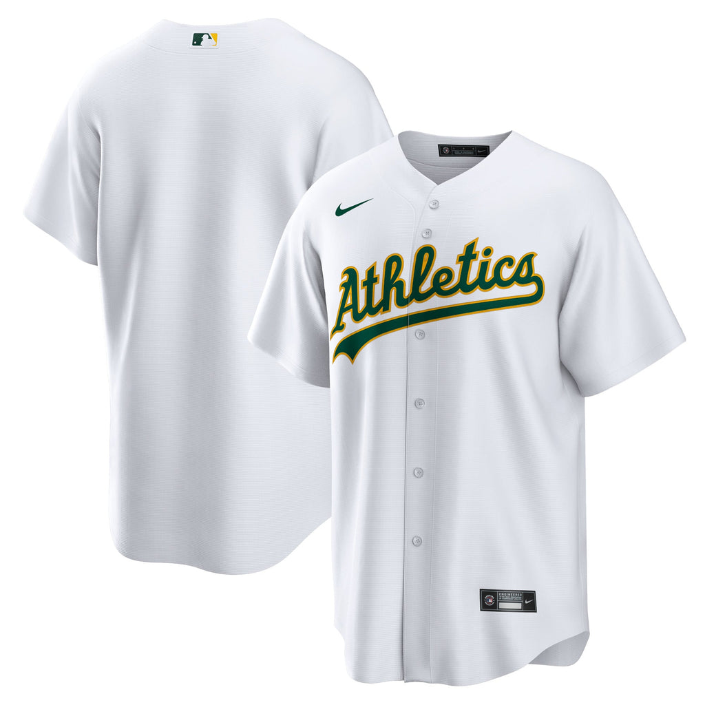 GoalStyle Athletics White Home Jersey 2026 front and back
