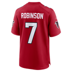 GoalStyle Atlanta Falcons Bijan Robinson #7 Game Jersey back