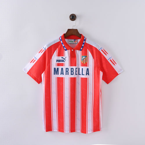 Atlético de Madrid 1994/95 Home Retro Jersey — vista frontal