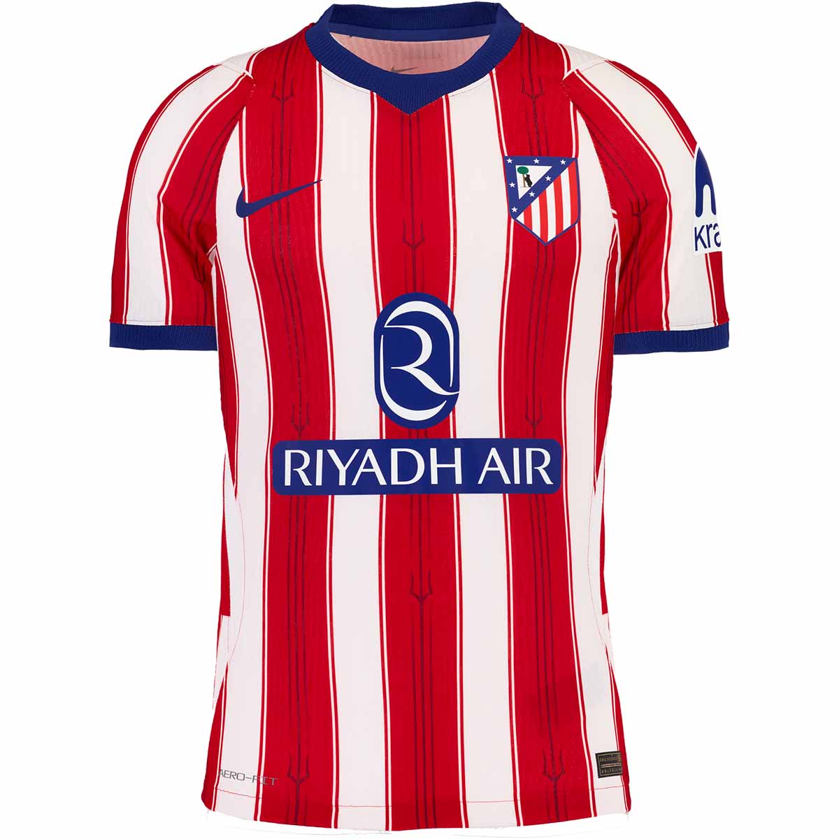 Camiseta Atlético de Madrid 2026/27 Home versión Player - vista frontal con tejido técnico