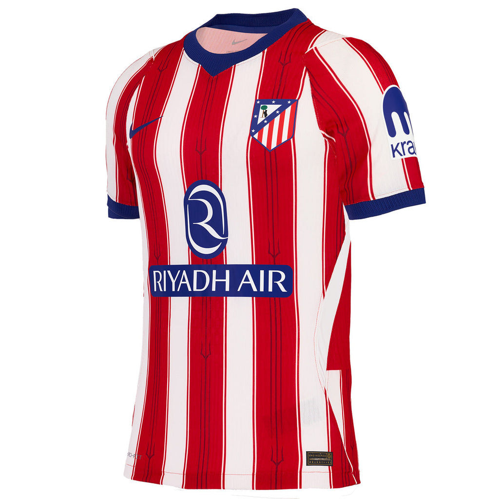 Camiseta Atlético de Madrid 2026/27 Home versión Player - detalle lateral del tejido técnico