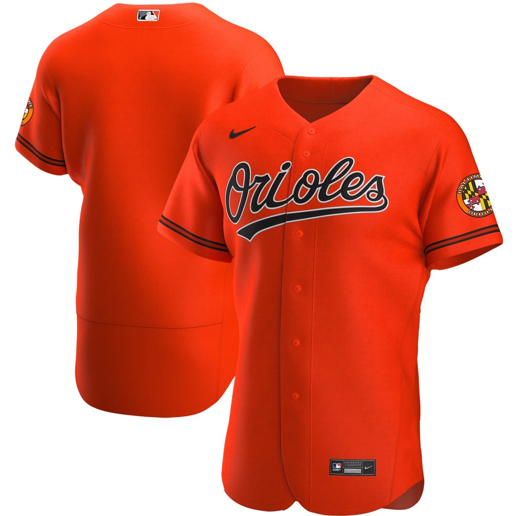 Baltimore Orioles Jersey — Orange Alternate — front view