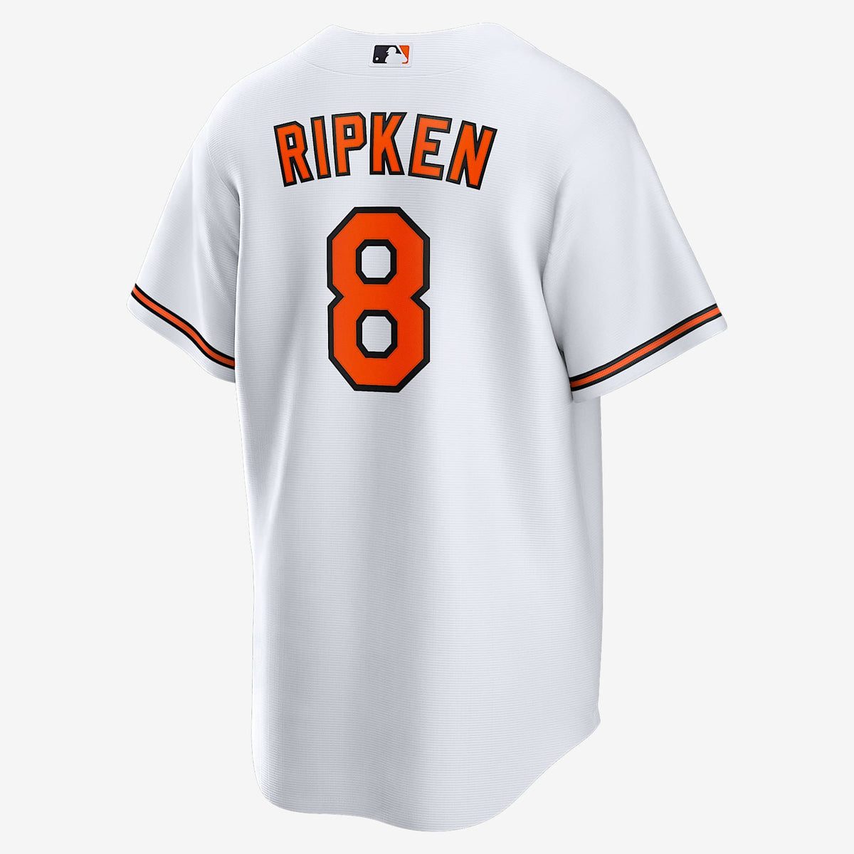 Baltimore Orioles Jersey — White Home — Cal Ripken Jr. #8 — back view