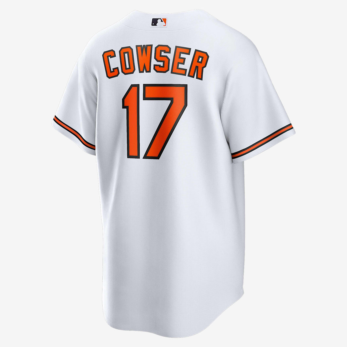 Baltimore Orioles Jersey — White Home — Colton Cowser #17 — back view