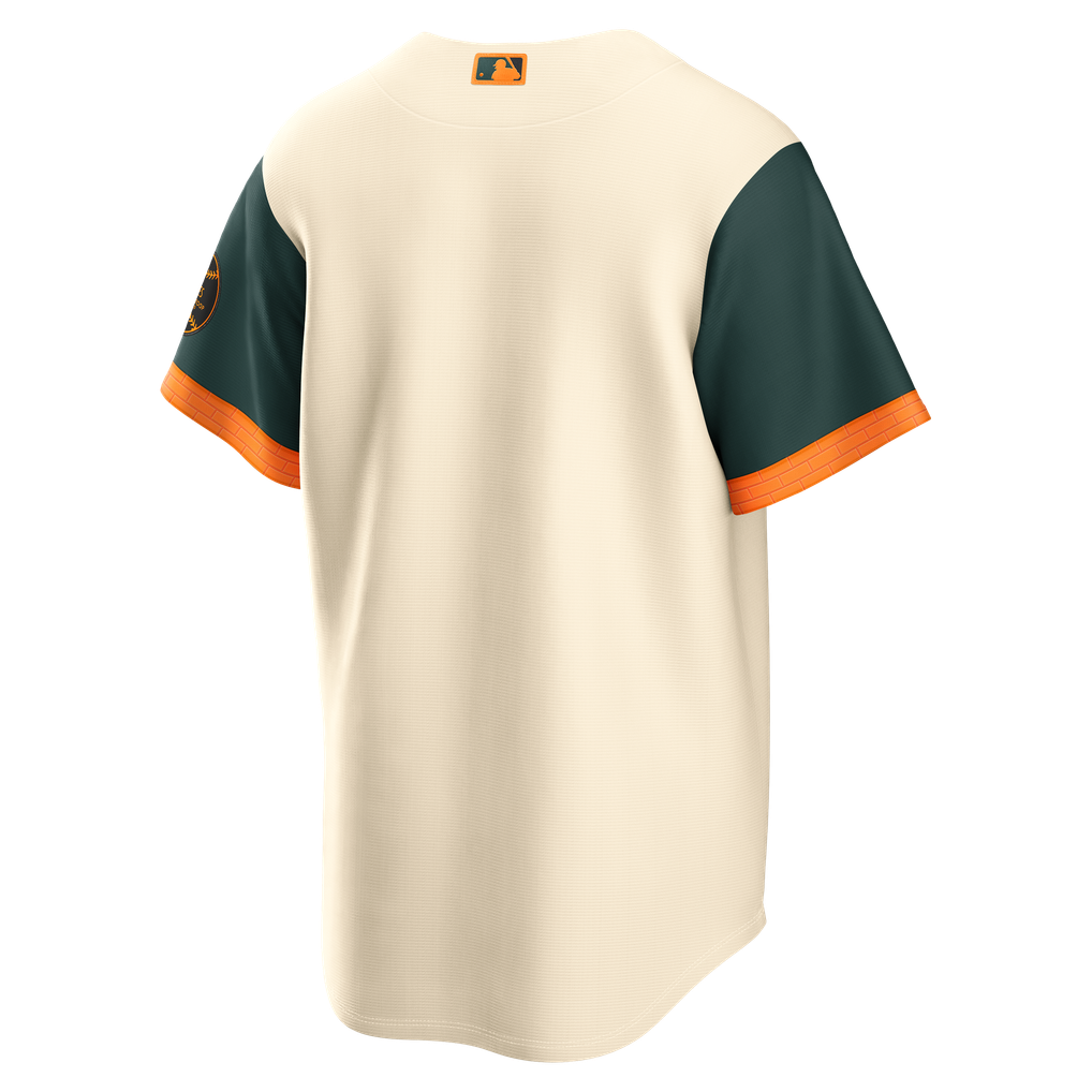 Baltimore Orioles Cream 2026 City Connect jersey masculino, vista trasera