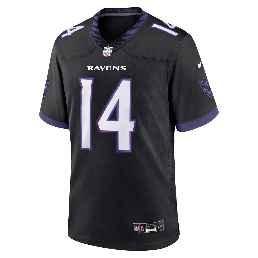 Baltimore Ravens NFL jersey — Kyle Hamilton #14 — back view