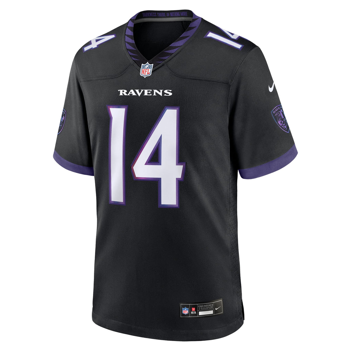 Baltimore Ravens NFL jersey — Kyle Hamilton #14 — back view