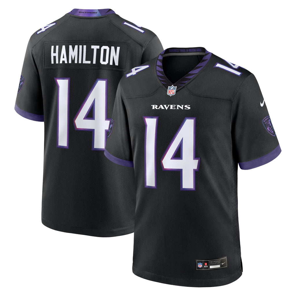 Baltimore Ravens NFL jersey — Kyle Hamilton #14 — front view