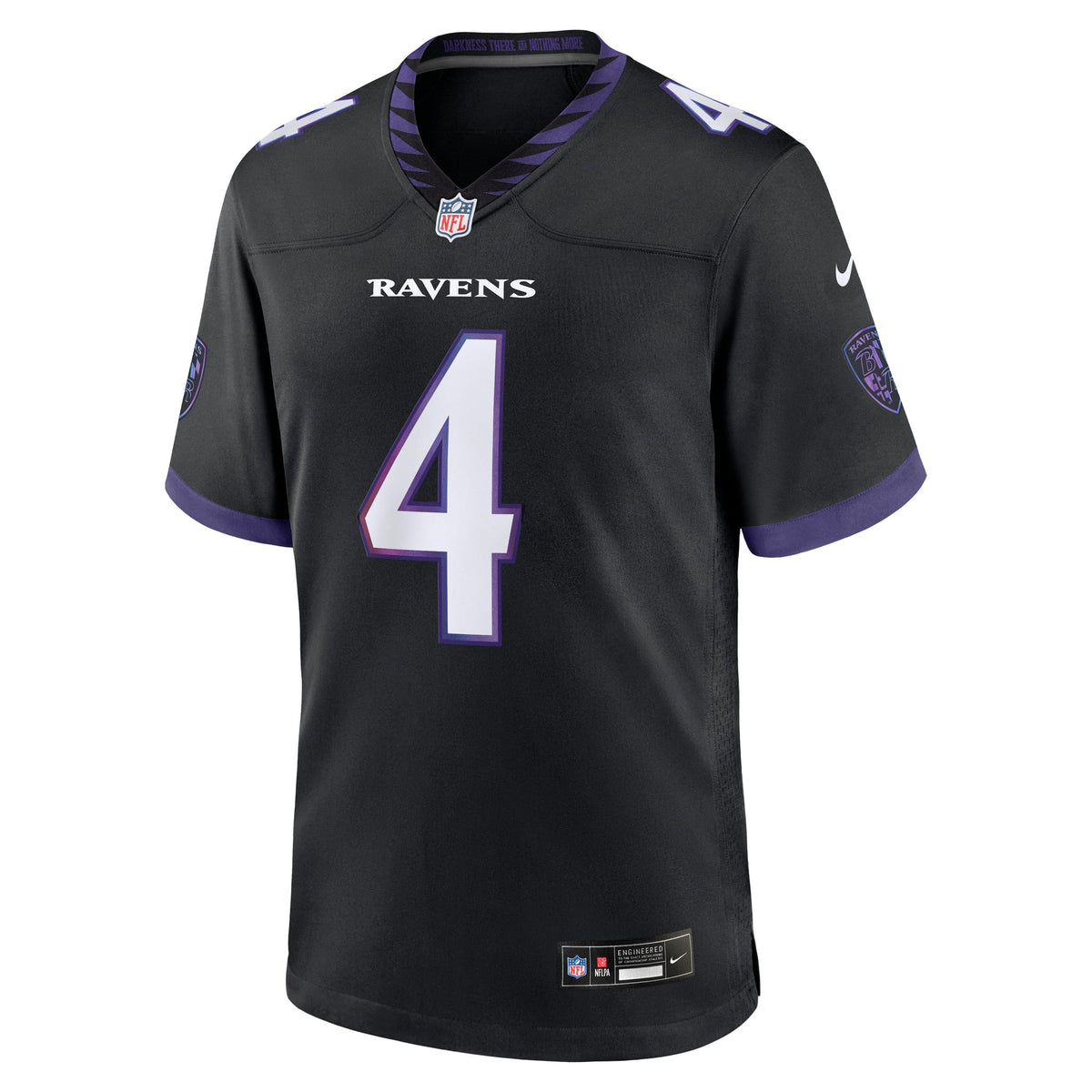 Baltimore Ravens NFL jersey — Zay Flowers #4 — back view