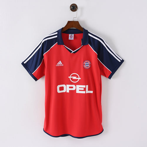 Bayern Munich 2000/01 Home Retro Jersey full front view