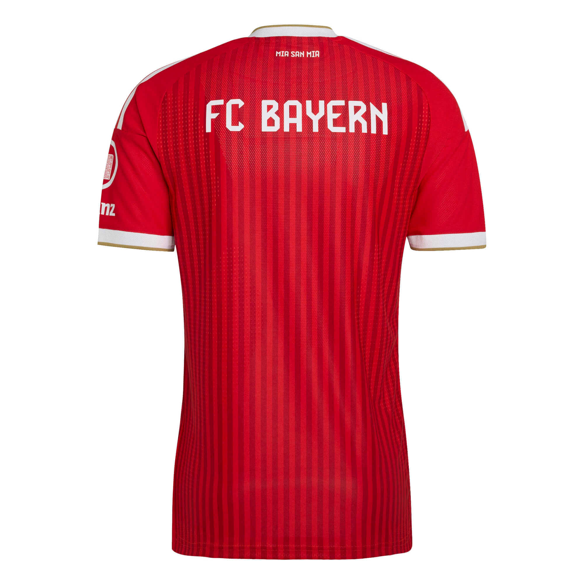 Camiseta Bayern Munich 2026/27 Home versión Player - vista posterior y detalles técnicos en alta resolución