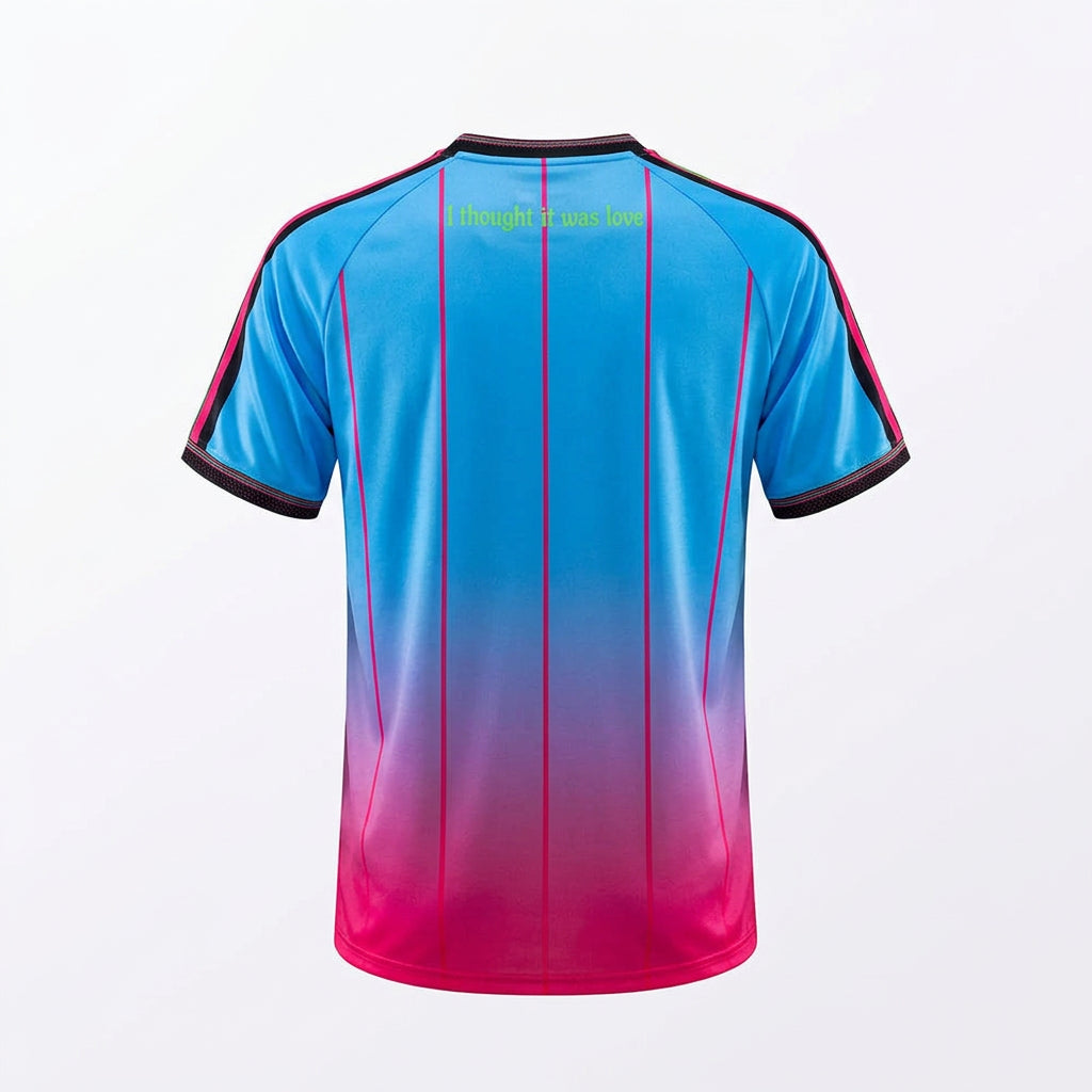Bohemian FC 2025 third jersey Fontaines D.C. special edition — back view