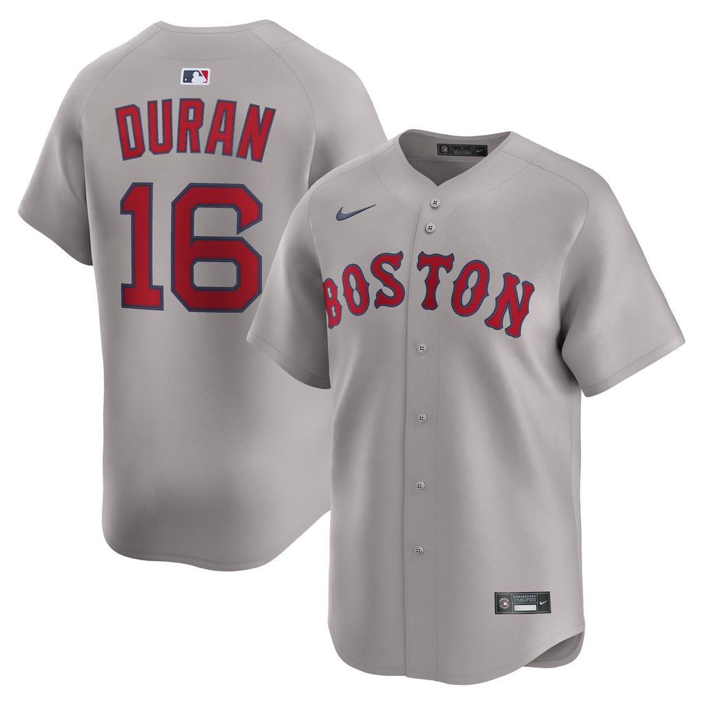 Boston Red Sox Jersey — Grey Road — front view